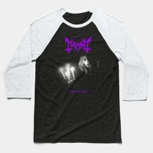 Mayhem Live in Leipzig | Black Metal Baseball T-Shirt